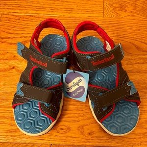 NIB Timberland Waterproof Sandals Kids Boys Sz 10